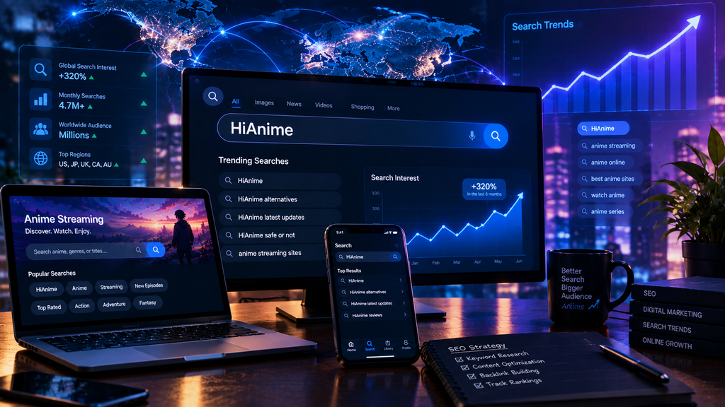 HiAnime keyword search trends and online search popularity